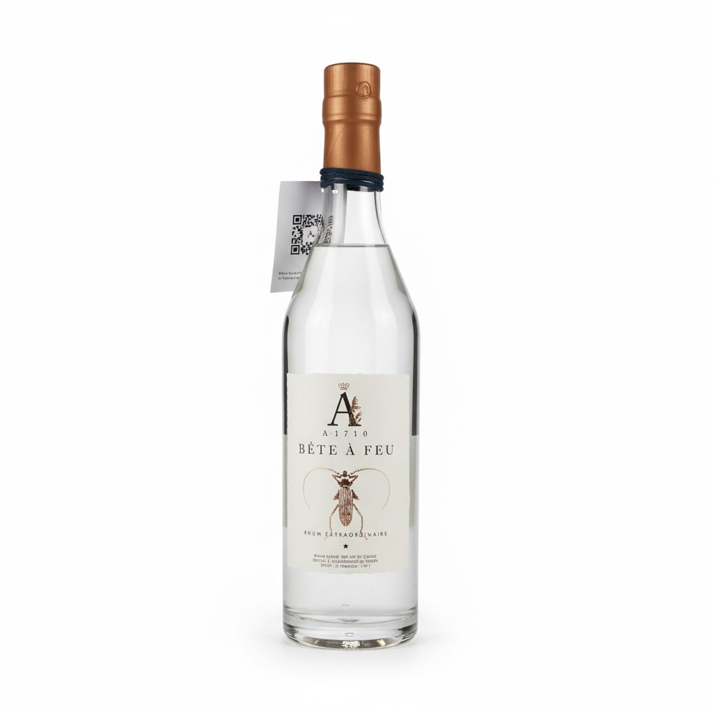 A1710, Blanc Bête à Feu, Rhum Agricole Blanc, Martinique, 0.70 Rhum/Rum/Ron 50.9°