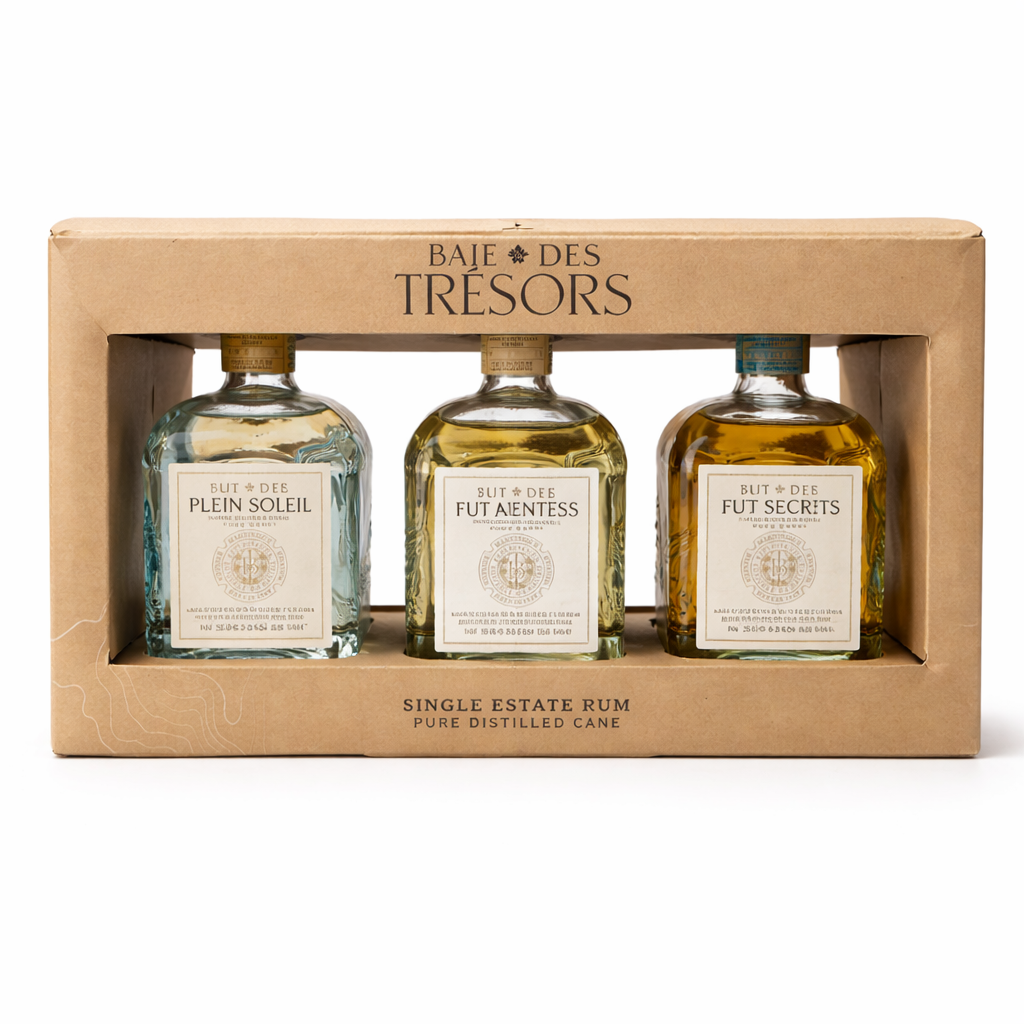 Baies des trésors, Coffret Découverte 3x20cl, N.V., Giftboxes, Martinique, 0.6 Rhum/Rum/Ron